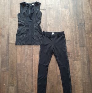 *SOLD*Black two piece set